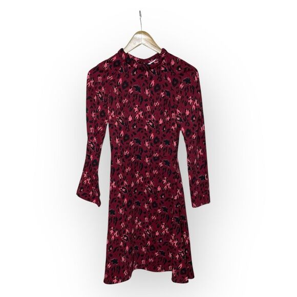 & Other Stories Maroon Leopard Dress - Picture 3 of 10